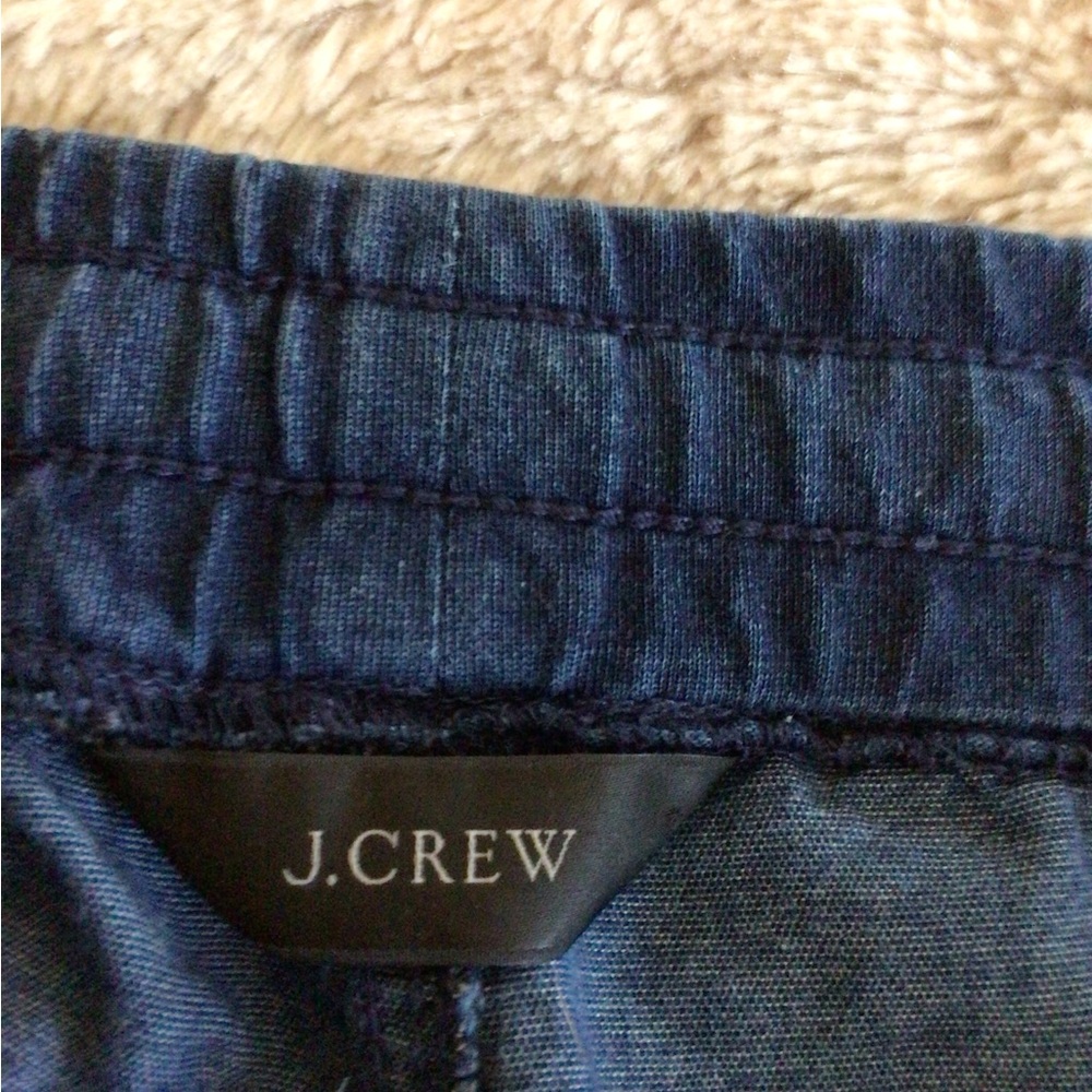 J.Crew Denim Jogger Pants With Draw String Tie Sz… - image 7